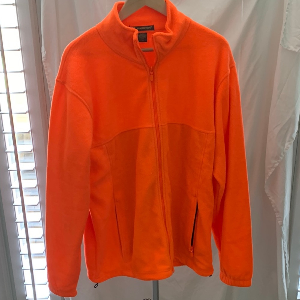 Bright Orange Fleece Jacket